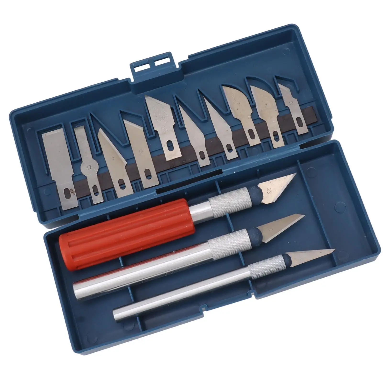 Wood Carving Tool Set Comfortable Handle Removable Steel Head Hand Carving Chisel Set Simple Clean for indoor Outdoor