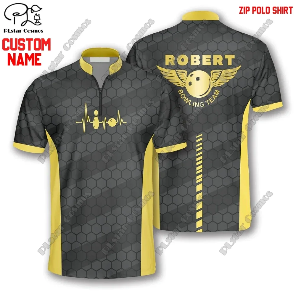 

Футболка-поло PLstar Cosmos на молнии с 3D принтом, летние уличные топы, повседневные спортивные футболки для помещений, серия 4