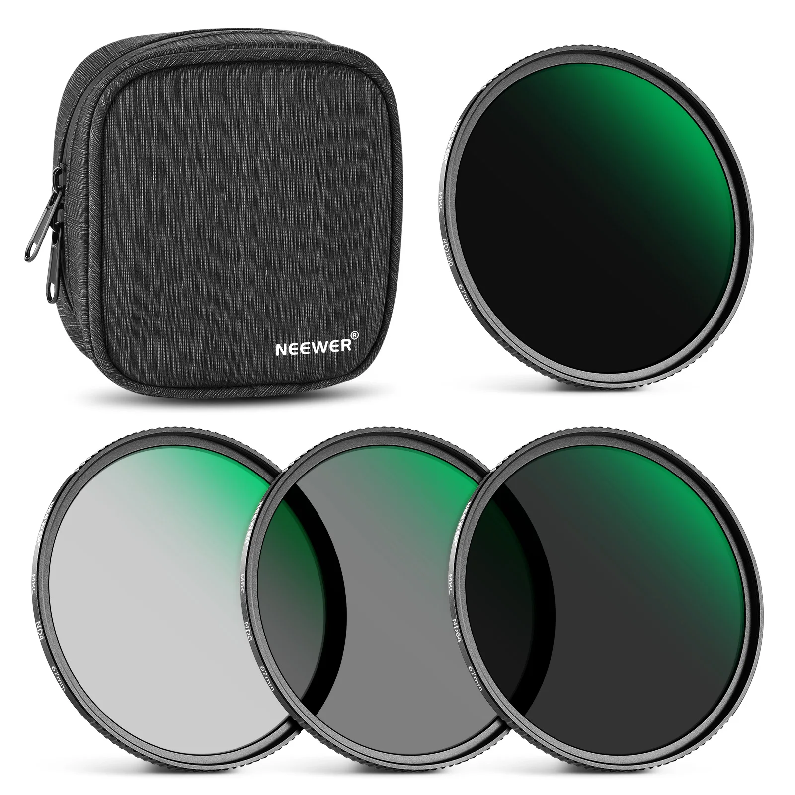 Fixed ND Filter Kit ND1000 ND64 ND8 ND4 Neutral Density Filter Set Double Sided