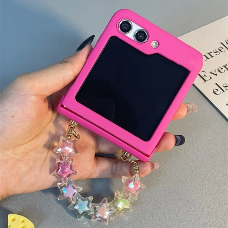 Charming 3D Floral Bunny & Stars Bracelet Phone Case