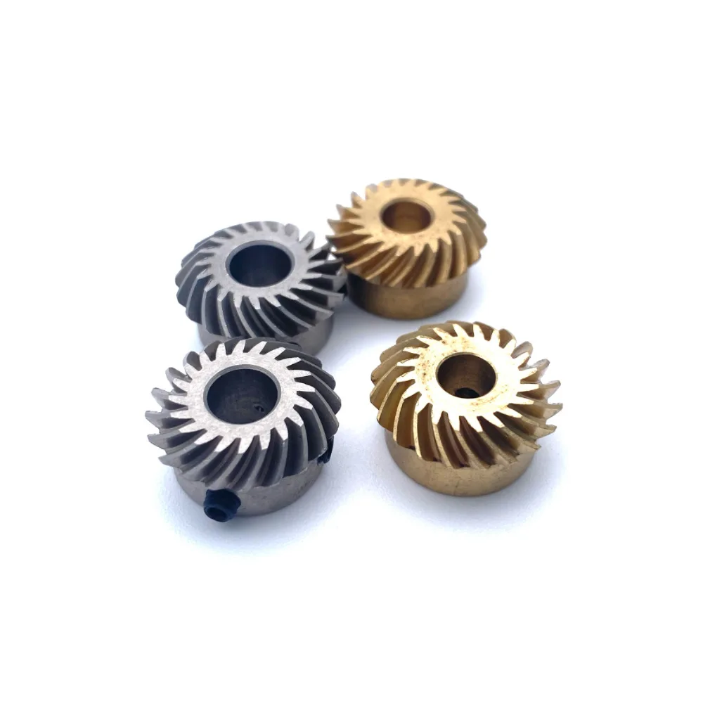 Spiral Bevel Gear 90 Degree Engagement Metal Bevel Gear Stainless Steel/Copper 0.8M 20T 5/6MM