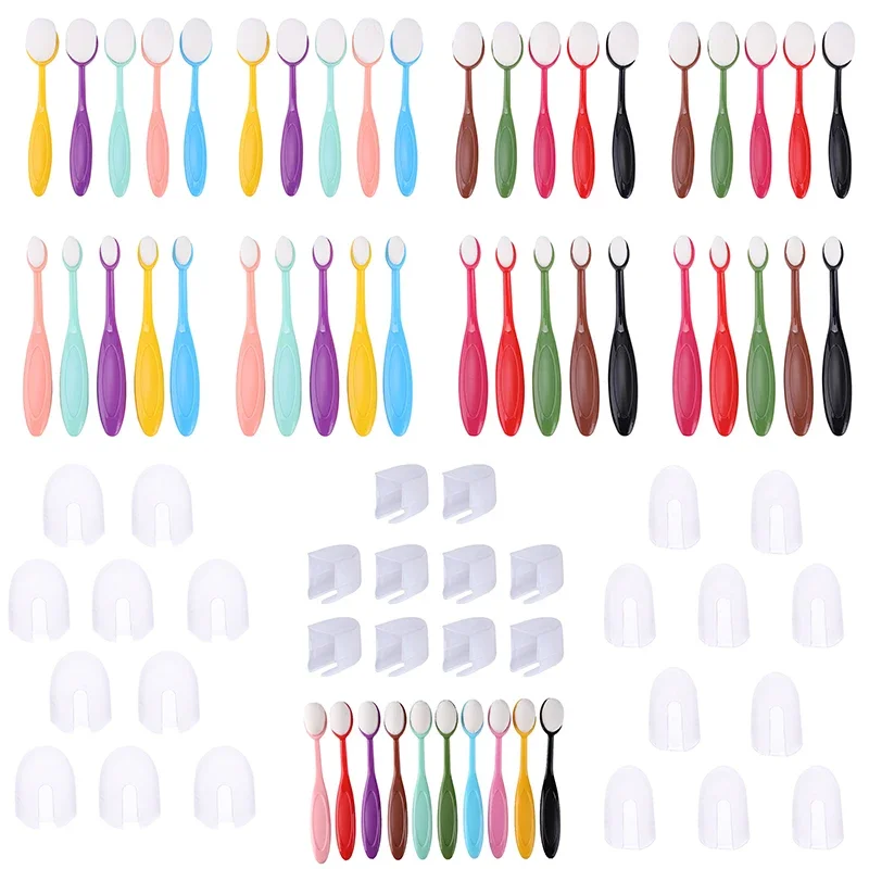 Blending Brushes Set Caps Soft Bristle Brushes for DIY Scrapbooking Stamping Paper Card Painting Inking Art 5-10pcs painting brushes blending brush
