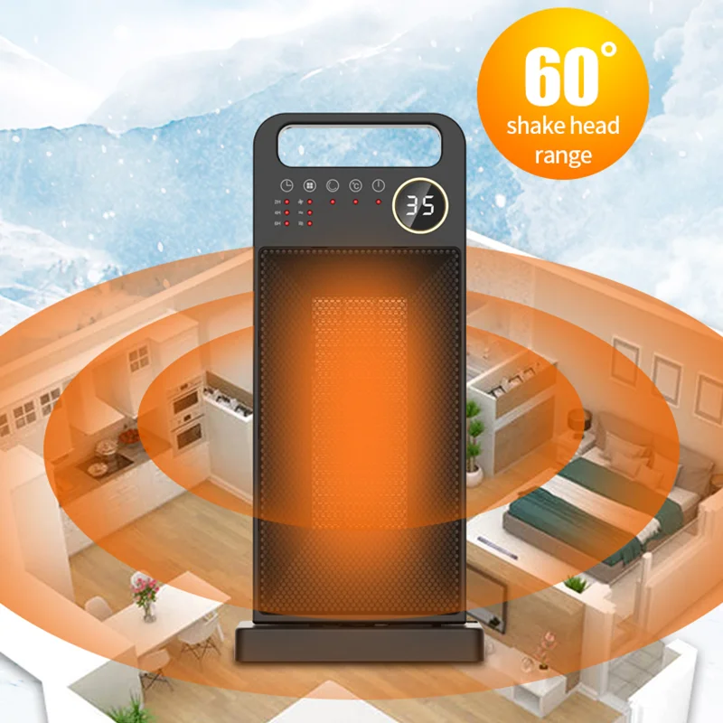 Electric Heaters Indoor Portable with Thermostat PTC Fast Heating Ceramic  Room Small Heater with Heating and Fan Modes Space - AliExpress