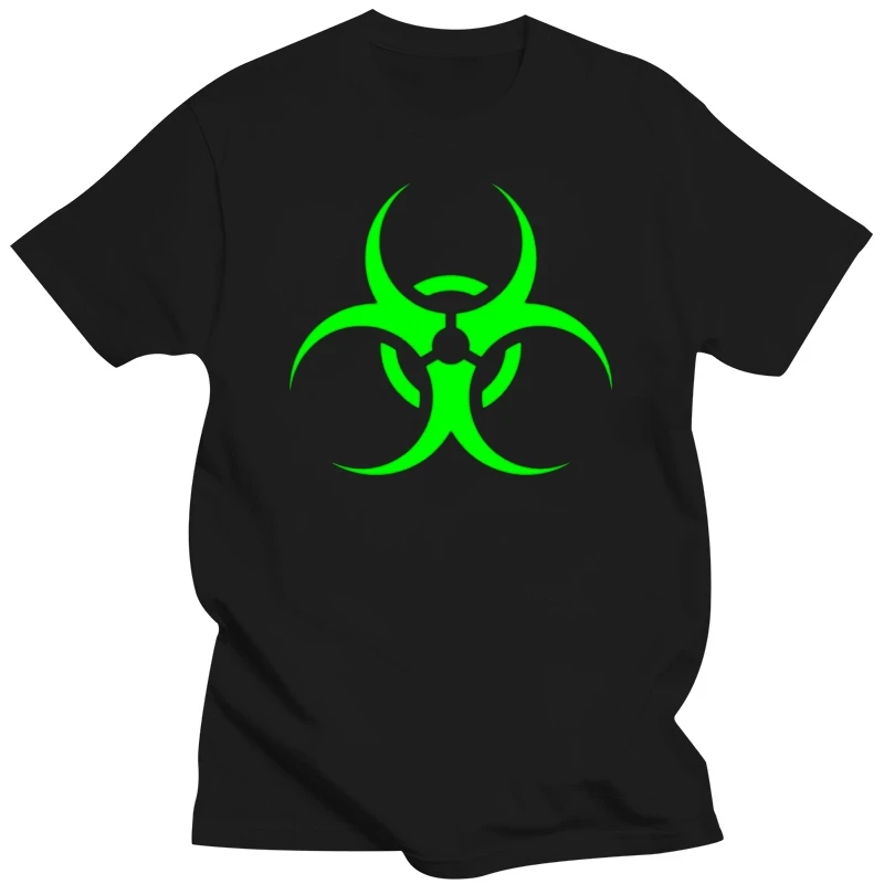 

Funny Biohazard Symbol Tshirt Men 100% Cotton Women Tshirts O Neck Plus Size S-5xl