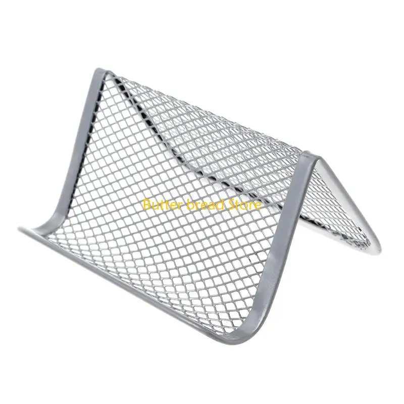 W89C Desk Office 명함 홀더 컬렉션 용 W89C 금속 메쉬 명함 홀더