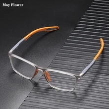 May Flower-gafas de lectura con bloqueo de luz azul para hombre, lentes graduadas deportivas de alta calidad, montura