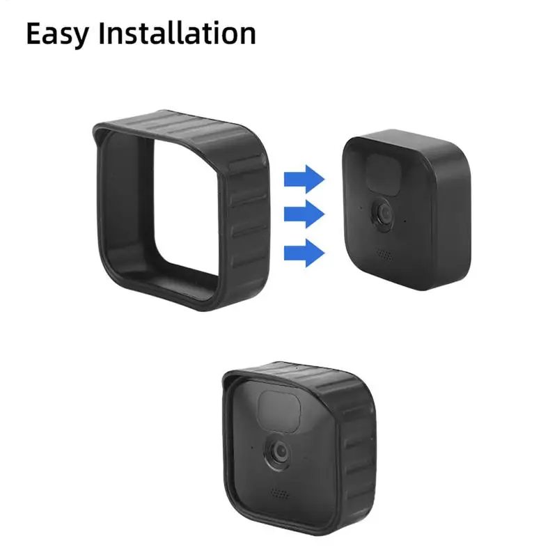 Silicone Cover For BlinkOutdoor/Indoor/XT1/XT2 Outdoor Camera Weatherproof Skin Cover With Hat Brim Outdoor Camera
