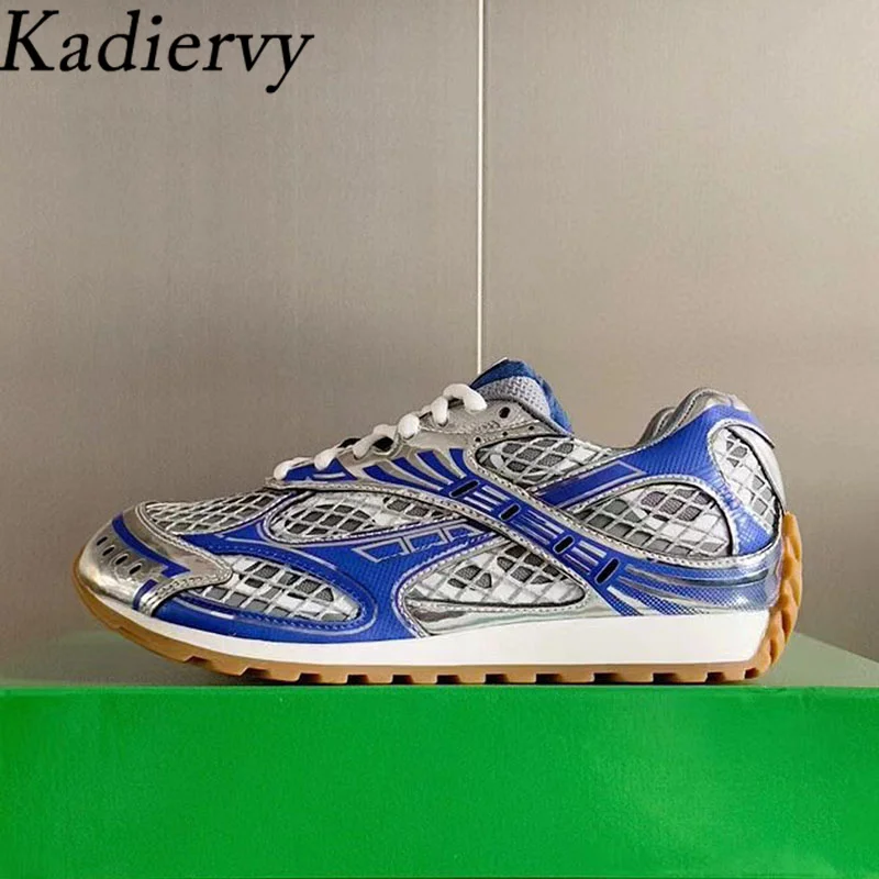

Hot Sales Sneakers For Women Lace Up Round Toe Flat Casual Shoes Unisex Patchwork Running Shoes Outdoor Sports Shoes Men