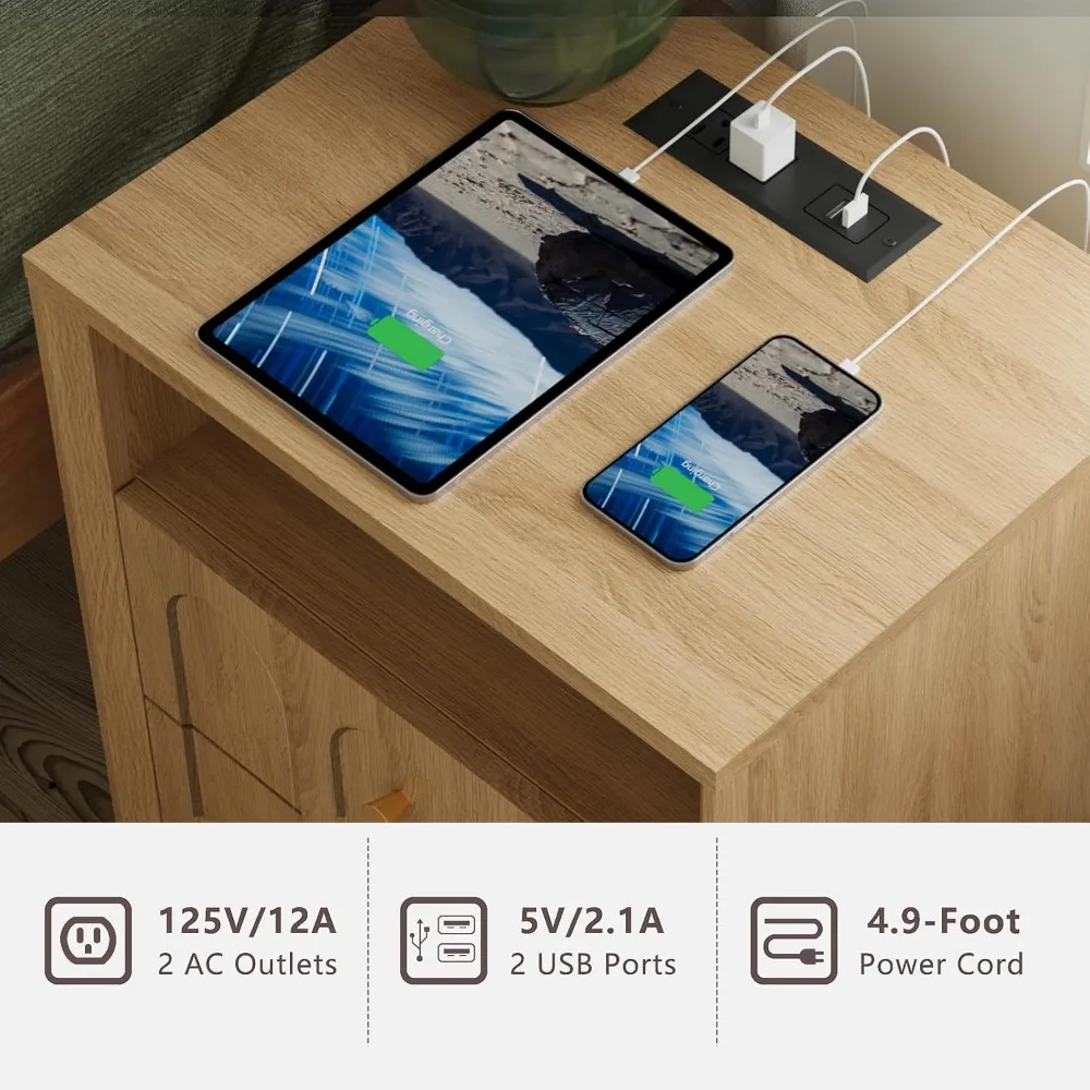 Sturdy Nightstand Design