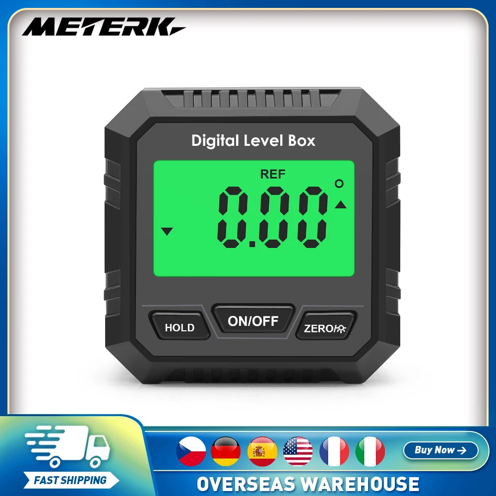 

Digital Electronic Level and Angle Gauge Angle Finder with Bubble Level and Magnetic Base Inclinometer Angle Measuring Tool