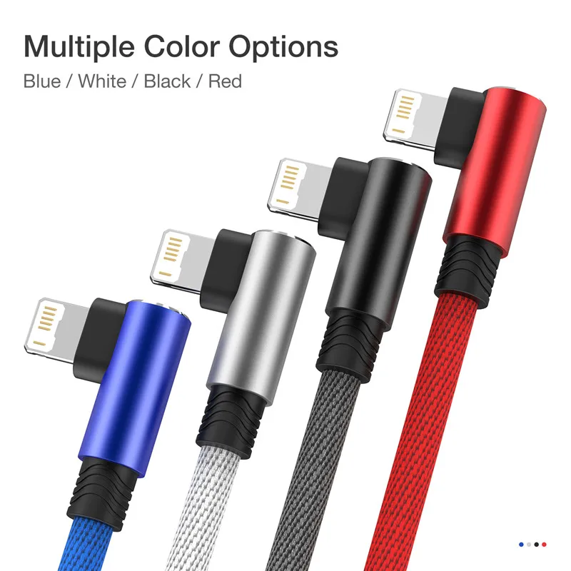 Fast Charge 90-Degree USB Cable - Extra Long 3M Elbow Charger Data Cord