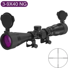  3-9x40NG Hunting Riflescope Rifle Scope Tactical Long Range Optics Sight Crosshair for Shotguns for 20mm/11mm Picatinny Mount 