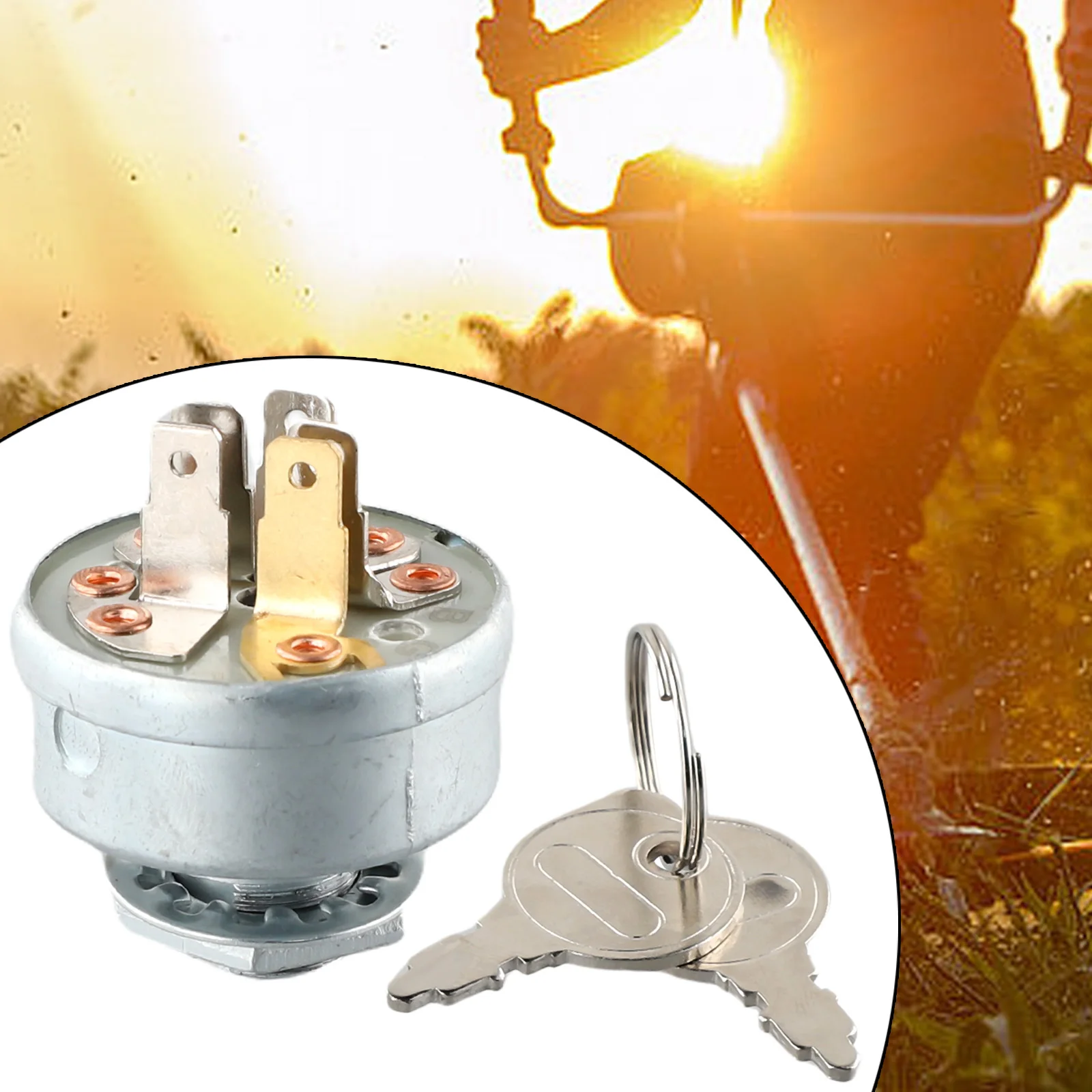 

Новые детали, набор бытовых выключателей зажигания, высококачественное прочное оборудование, ключи зажигания, запчасти для газонокосилки, универсальные