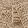 Infant Baby Stroller Swaddle Wrap Blankets Pure Color Knitting Newborn Boy Girl Nursery Travel Crib Cuddle 90*70cm Throwing Mats 5