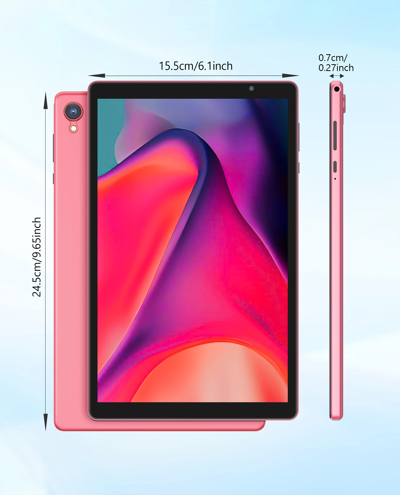 Tablet 10 inch, touchscreen tablet met 36 GB RAM, 128 GB ROM/2 TB TF, Octa-Core 2,0 GHz, 5G WiFi, WiFi 6, Widevine L1, GMS-gecertificeerd, 8 MP, Android 14 tablet met toetsenbord/hoes/hoofdtelefoon