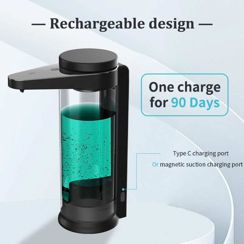 dispensador detergente para lavar pratos sensor recarregavel usb 02