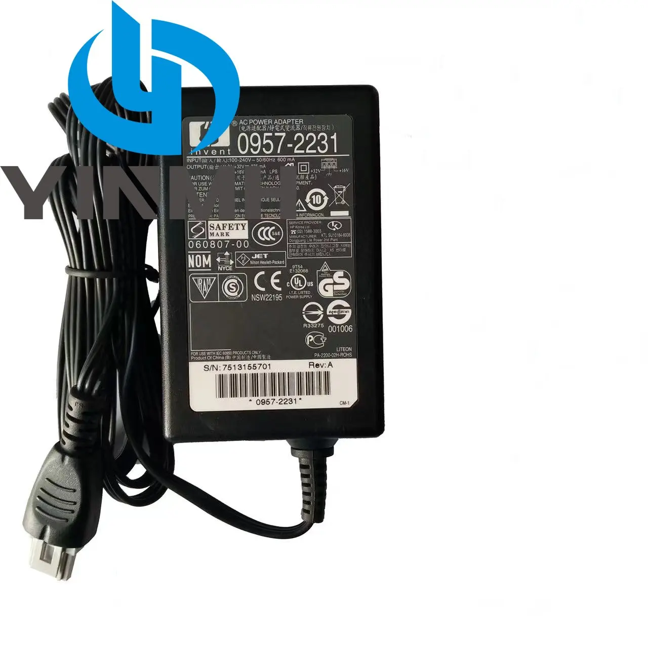 0957-2231 AC Adapter Charger Power Supply 32V 375mA 16V 500mA for HP D1420 D1430 D1460 D2430 D2460 F2120 F2140 F2240 F2280 _ - AliExpress Mobile