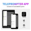 FEELWORLD TP13A Portable 13 Inch Teleprompter Supports Under 13" DSLR Shooting Smartphone/Tablet Prompting Remote 3