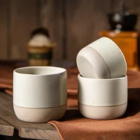 Vintage Coffee Mug 100ml 180ml 230ml ceramics Tea cup Japanese-style cafes Drinkware Stoneware Espresso for Restaurants Hotels 4