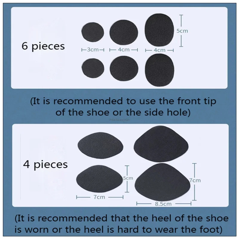 Sports Shoes Patches Vamp Repair Shoe Insoles Patch Sneakers Heel Protector Adhesive Patch Repair Shoes Heel Foot Care products shoe repair patch