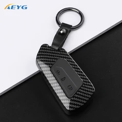 Premium ABS Carbon Fiber Car Key Case Cover - Sleek Accessories Upgrade (Carbon 3A SetA)