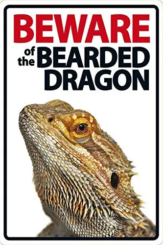 

Bearded Dragon Theme 8x12 Inch Metal Tin Sign Wall Decor Kitchen Garage Bar Home