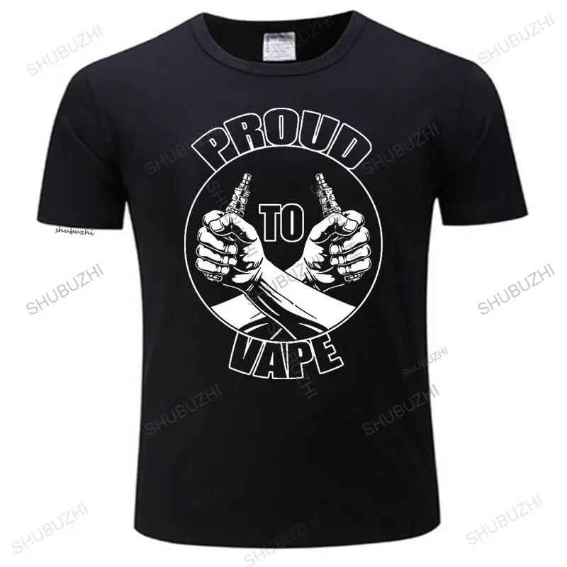 Maglietta Di Marca Di Moda Magliette Girocollo Da Uomo Proud Vape Smoke Smoke Narghilè Vaping Vaporizzatore T-Shirt Summer Top Gift Manica Corta