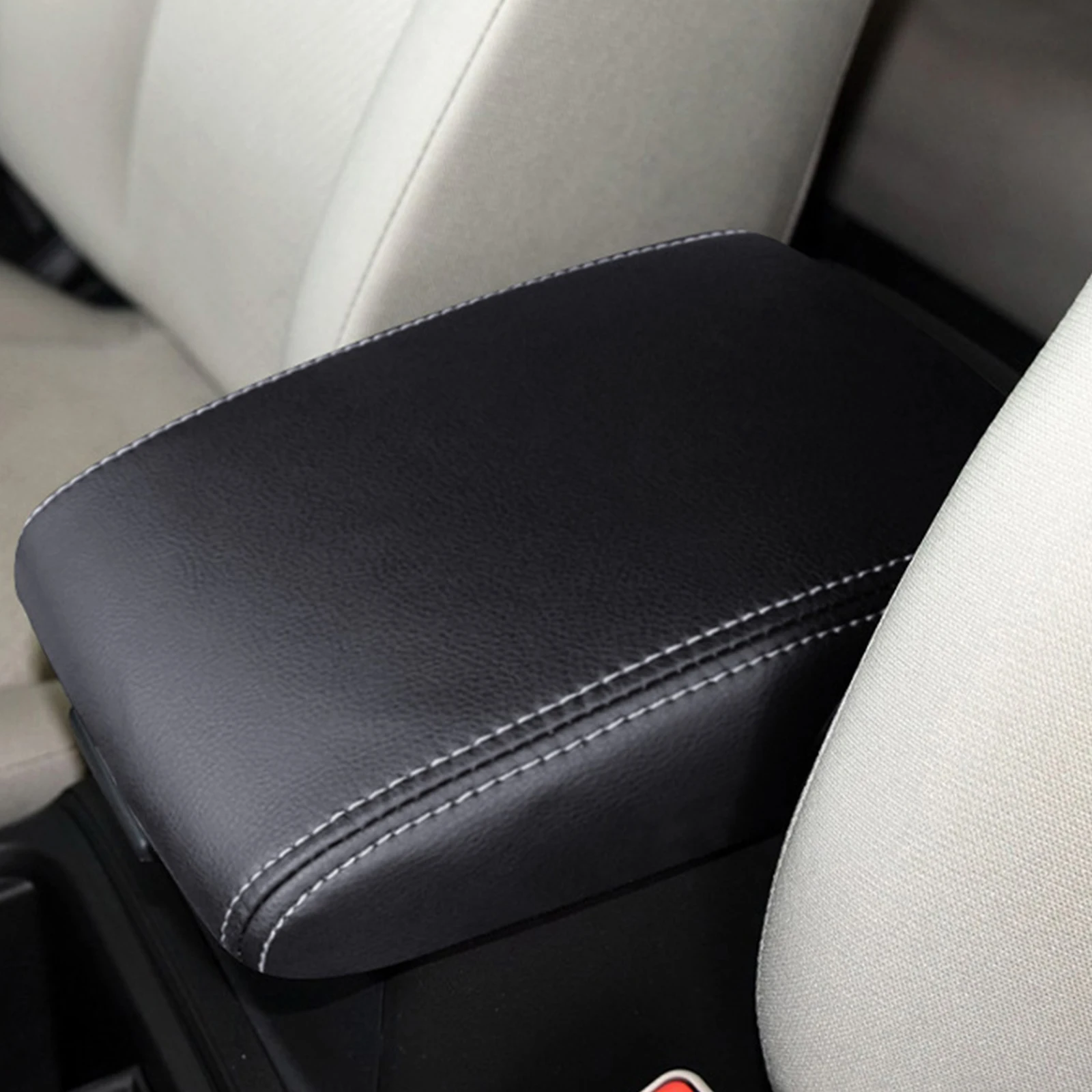 Für Honda CR-V CR V 2012–2016 Mikrofaser-Leder-Auto-Armlehnenabdeckung | OEM Fit Anti-Riss-Wärmedämmung Auto-Innenschutz – Detail 2