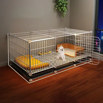Warm Dog Cage With Toilet 1