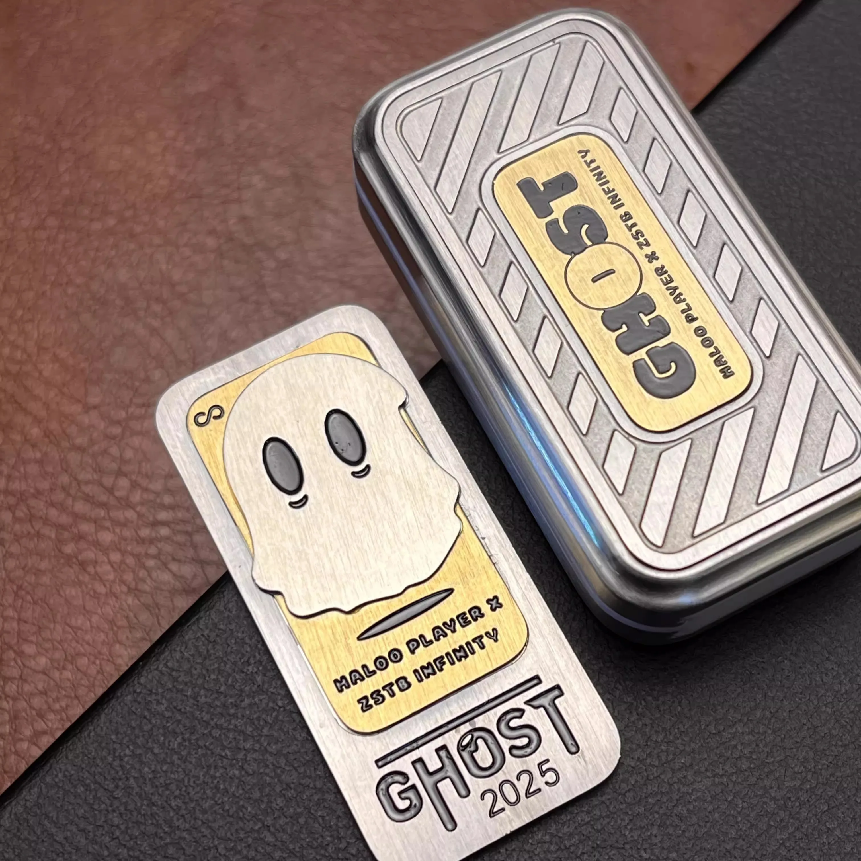 正規品」YOLO NO FIRE フィジェットトイ ジルコニウム製EDC 音叉 フィ