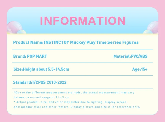 POP MART x INSTINCTOY MUCKEY Play Time Blind Box Series - The Toy Chronicle