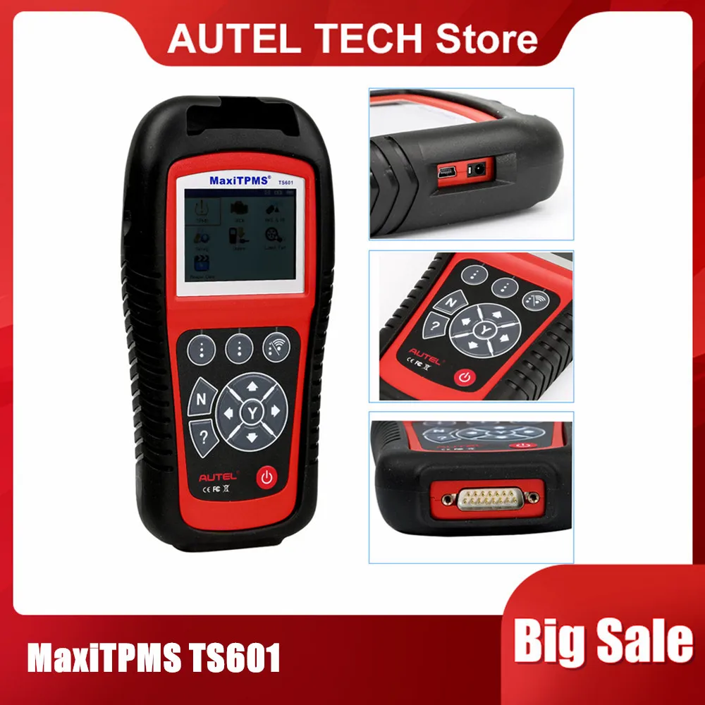 

Autel MaxiTPMS TS601 (Global Version) TPMS Diagnostic and Service Tool Lifetime Free Update Online