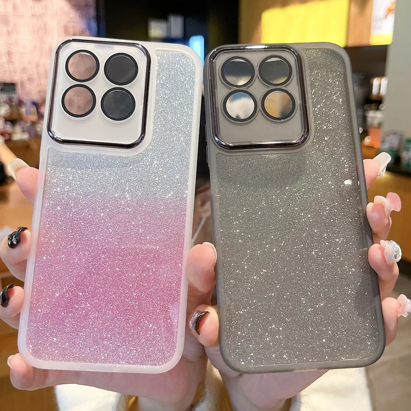 Elegant Glitter Soft Silicone Clear Case
