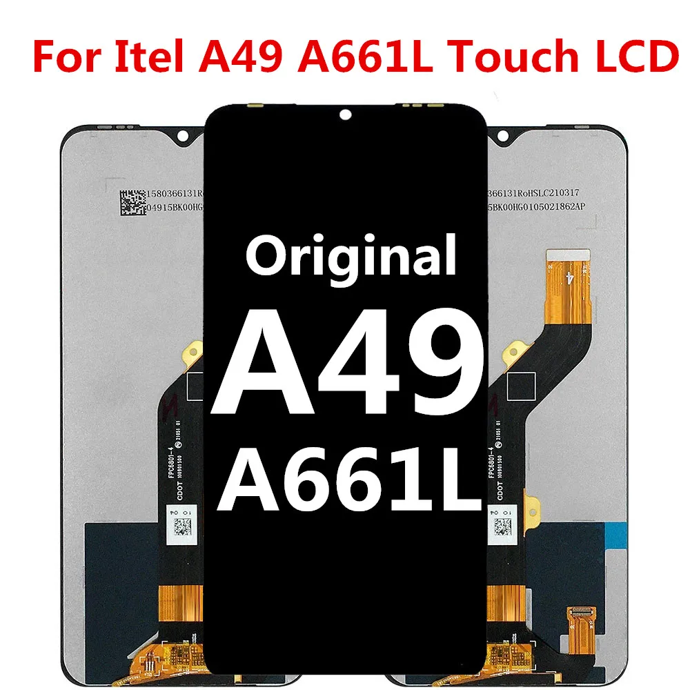Originale Da 6.6 Pollici Per Itel A49 A661L Touch Display Lcd Touch Screen Digitizer Sostituzione