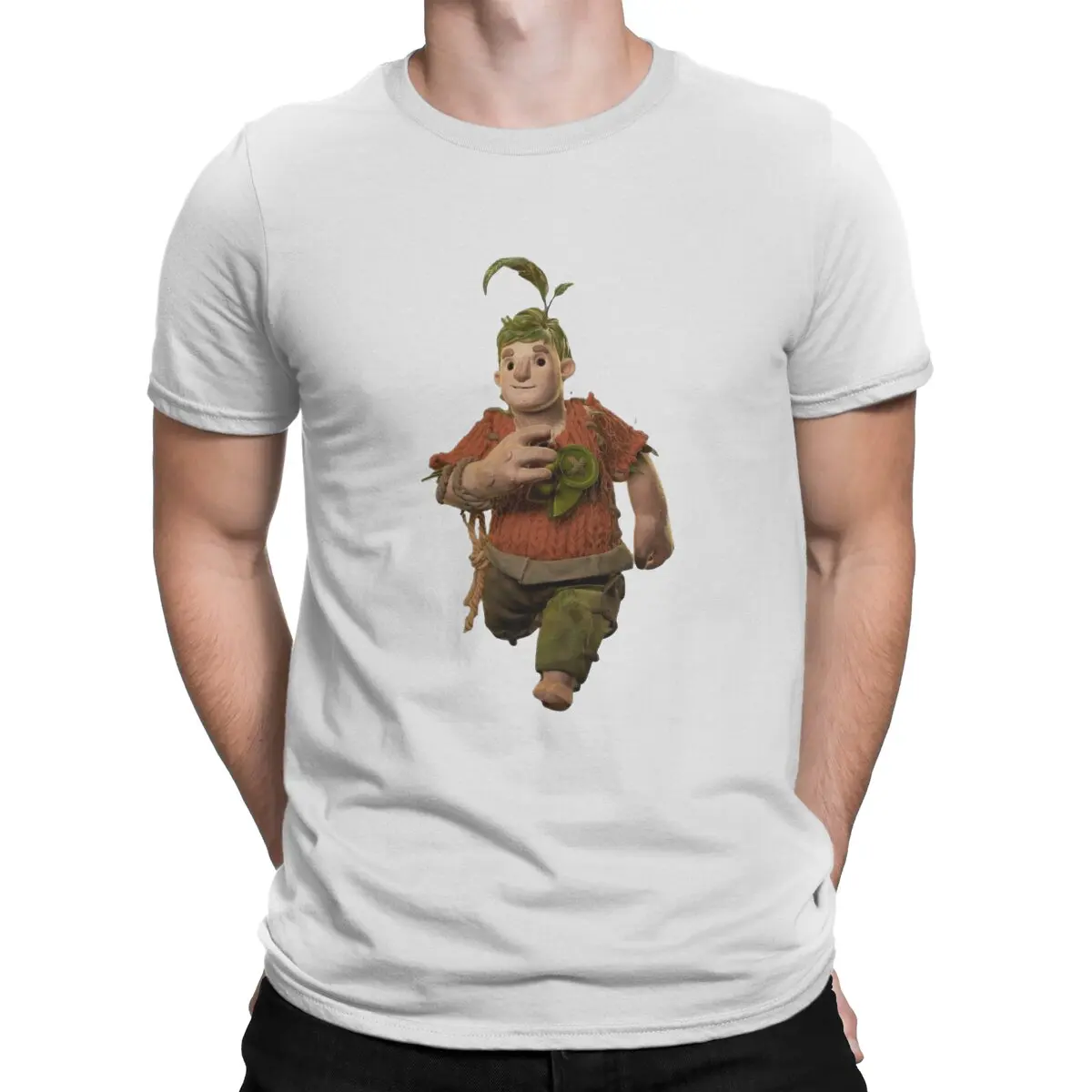 thumbnail image 1 of Camisetas para correr para hombre, camisetas de algodón puro "It Takes Two", camisetas vintage de manga corta con cuello redondo, camisetas estampadas, 1 of 7