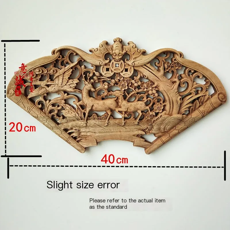 Sourcing Map 4 Angoli In Legno Intagliato Con Motivi Floreali - 15x15 Cm Non Verniciati Per Mobili, Specchi, Armadi E Pareti - Fai Da Te E Restauro