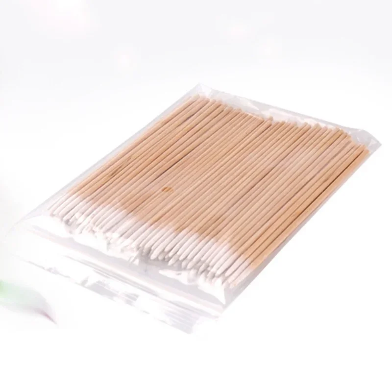 210 Tamponi Di Cotone In Legno A Doppia Punta: Bastoncini In Betulla Per Tatuaggi, Trucco, Pulizia Di Precisione (Lunghezza 7cm) - 3