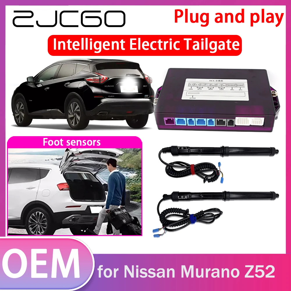 

ZJCGO Electric Tailgate Lift Drive Trunk Opening Tail Gate Lift Soft Close for Nissan Murano Z52 2015~2022