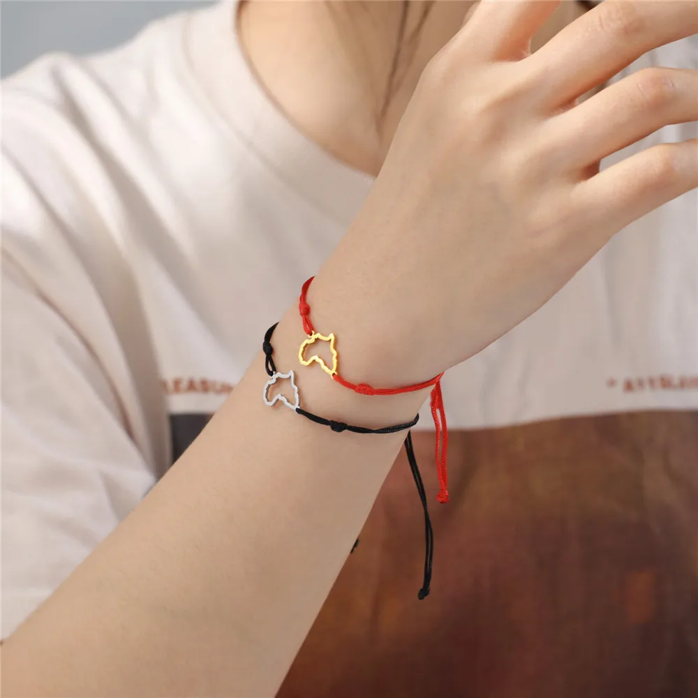Skyrim Afrikanische Kartenarmbänder zur Hand, Edelstahl, goldfarben, Damenarmband, kultureller ethnischer Schmuck, Geschenk für Freunde, 2026-Trend – Detail 17
