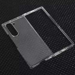 Ultra Thin Shockproof Transparent Slim Hard Cover for Z Fold 8 Wide (Transparent)