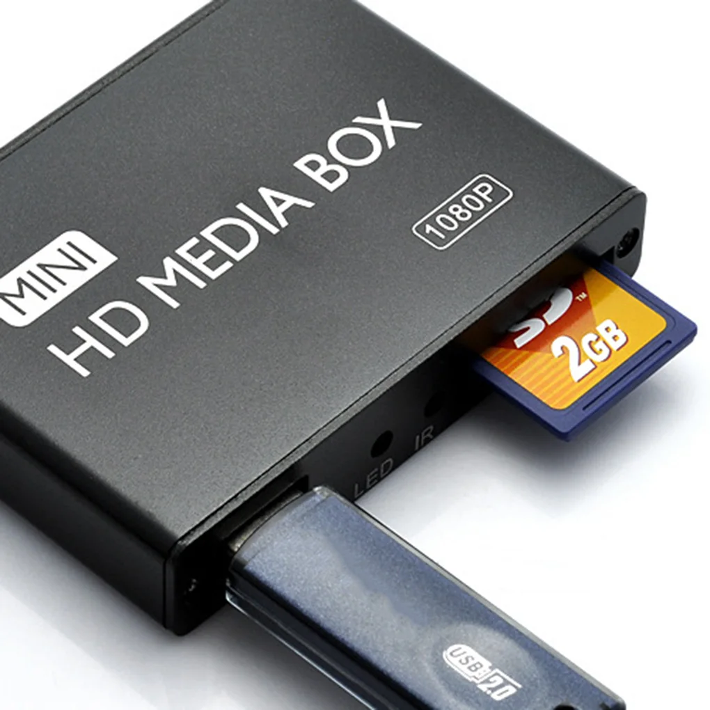 HD 1080P ܺ ̵ ÷̾ SD ̵ ڽ ڵ USB ̺ Ƽ̵ ÷̾, 50-60Hz  ÷