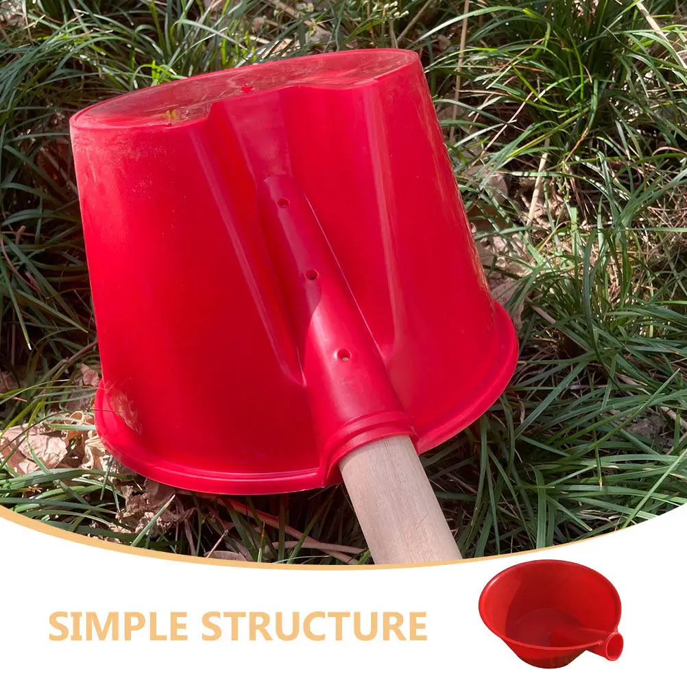 튼튼한 플라스틱 정원 물뿌리개 꽃 식물 비료 분배용 야외 청소용 인체공학적 그립 다용도