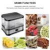Fruit Dryer 5-layer Temperature Adjustable Tray Food Dehydrator Air Dryer Suitable for Fruits Vegetables Mushrooms Dried Meat 3