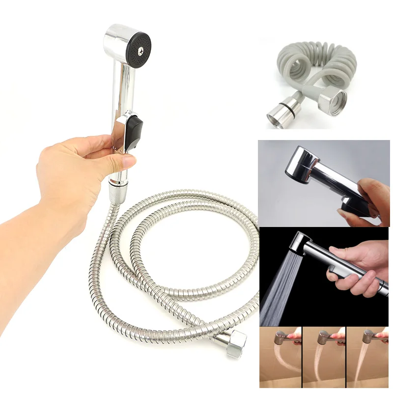 Bathroom Hygienic Shower Douche Toilet Bidet Sprayer Hand Ass Anal Clean Wash Shower Head Holder Water Hose Faucet Accessories Bathroom Hygienic Shower Douche Toilet Bidet Sprayer Hand Ass Anal Clean Wash Shower Head Holder Water Hose Faucet Accessories