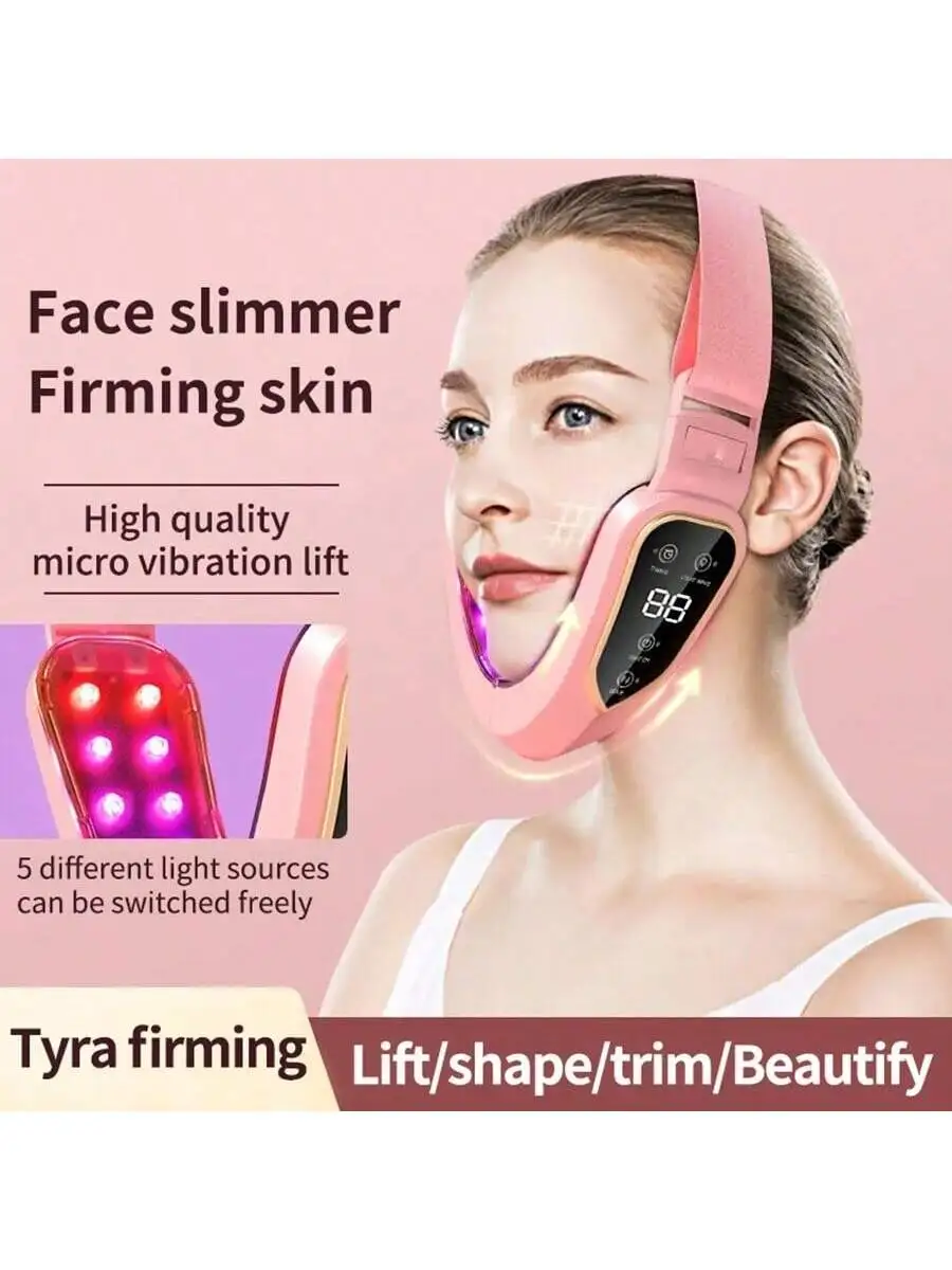 Electric Skincare Facial Massager with LCD Screen