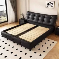 Table de chevet rembourrée fantaisie, lits de rangement modernes pour chambre à coucher, salon de couchage, accessoires pour la maison 4