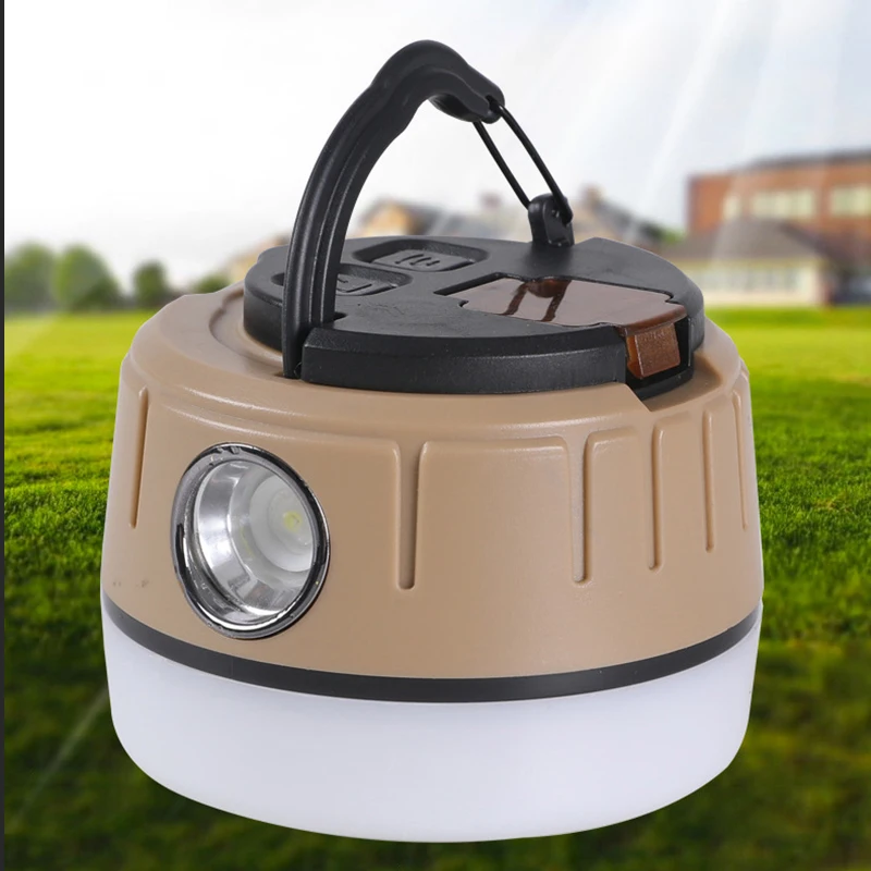 

LED Tent Magnetic Lantern Rechargeable Camping Lamp Type-c Emergency Light Portable Lamp Night Market Bulb Lamp Flashlight Home