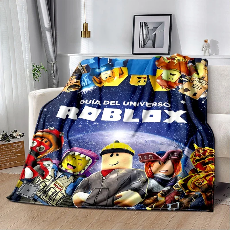 29 Style New R-Robloxs Cartoon Game Gamer Soft Blankets,Keep Warm Throw Blanket Comfortable Blanket for Beds Sofa Home Bedroom 3