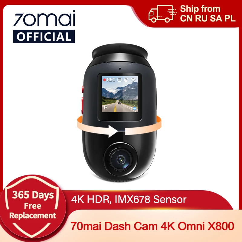 【新品未開封】70mai Dash Cam 4K Omni X800ドラレコ Amazon.com: 70mai Dual Dash Cam Front and Rear 4K, Car