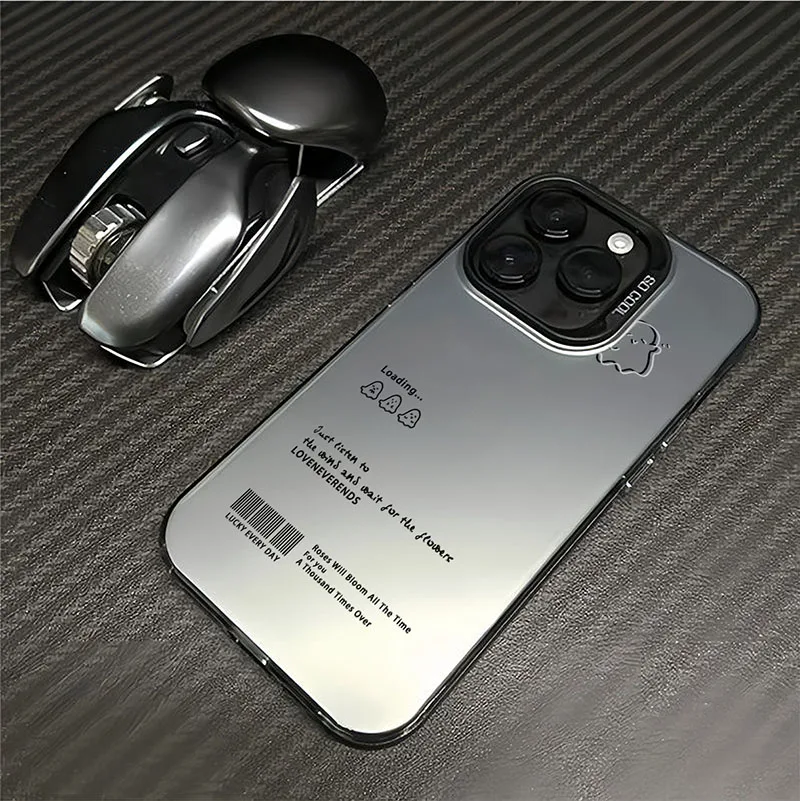 Elegant Senior Ghost Character Case - Sleek and Protective Cover Design